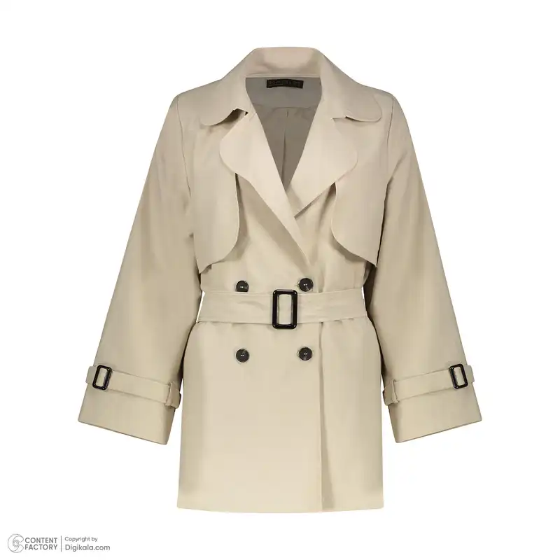 بارانی زنانه برنس مدل ژربا-43 رنگ کرم