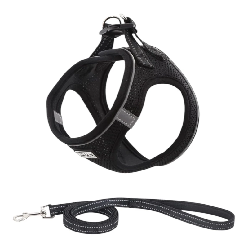 ست قلاده کتفی و بند قلاده سگ و گربه سوردو کد GH2025 سایزM