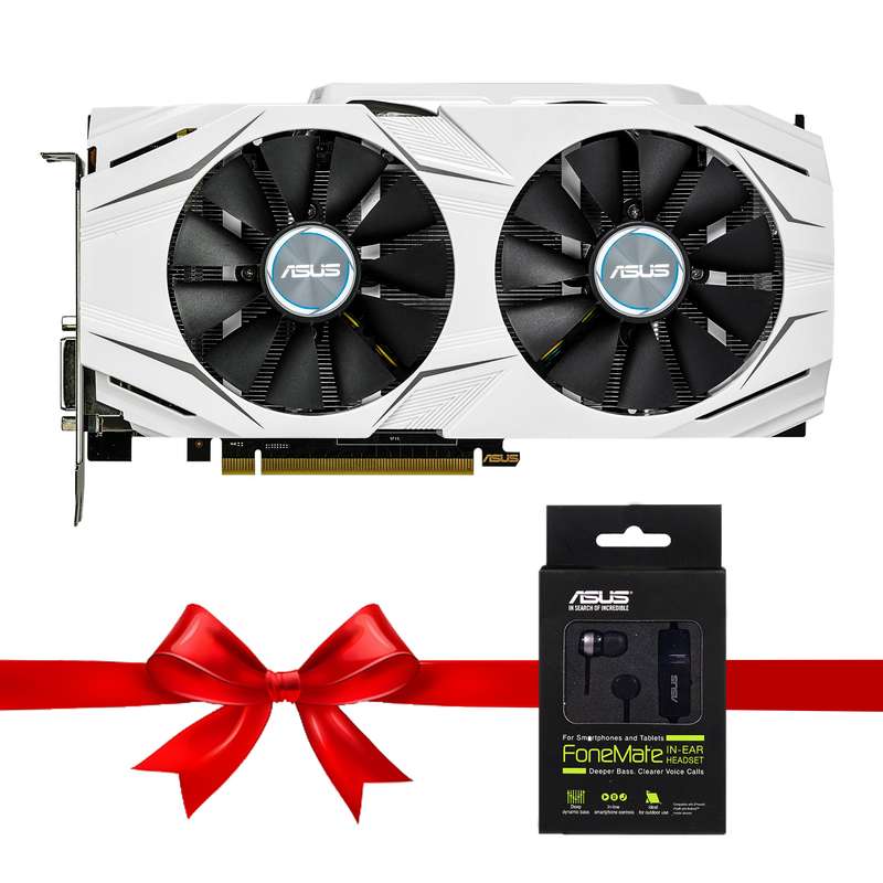 کارت گرافیک ایسوس مدل DUAL-GTX1060-O3G به همراه هدفون کارت گرافیک ایسوس مدل DUAL-GTX1060-O3G به همراه هدفون