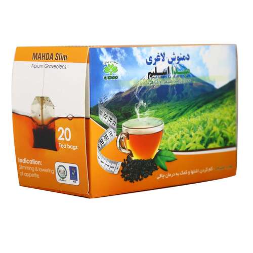 دمنوش لاغری مهدا اسلیم بسته 20 عددی