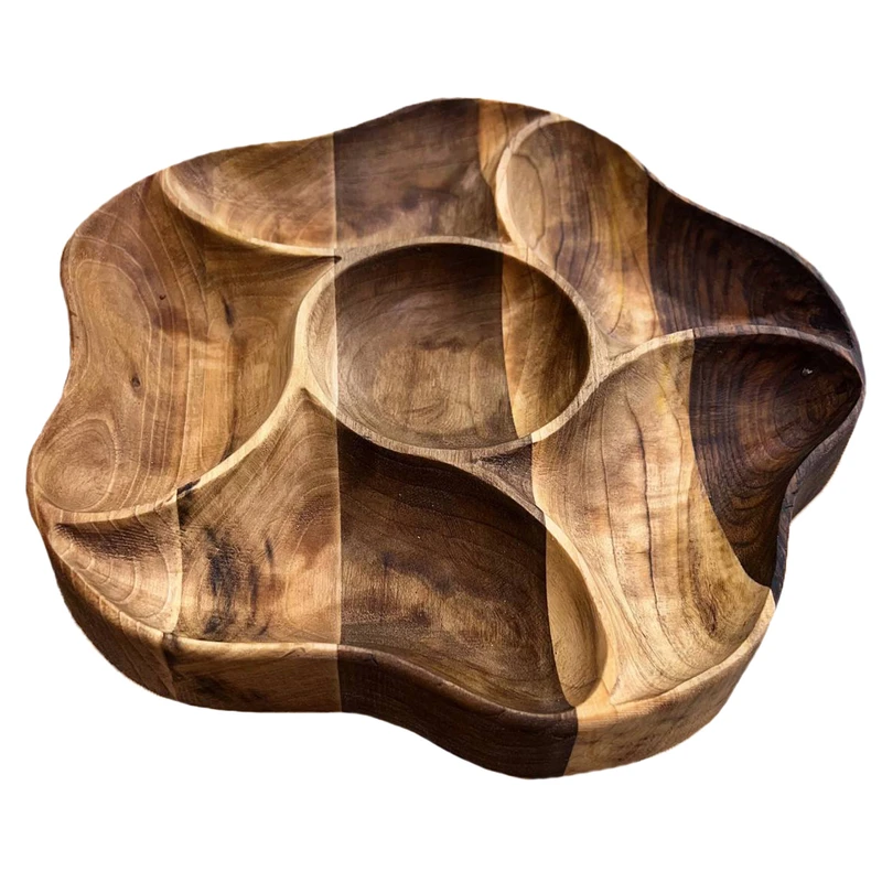 اردور خوری چوبی مدل گردو گل