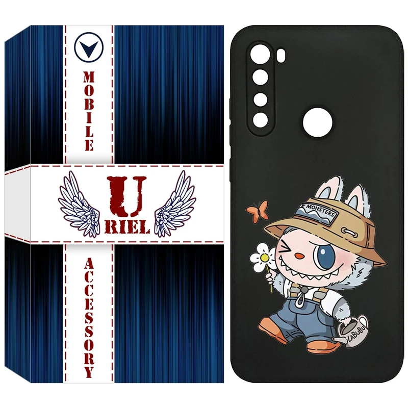 کاور یوریل قاب مدل KSH کد 111 طرح عروسک لبوبو مناسب برای گوشی موبایل شیائومی Redmi Note 8