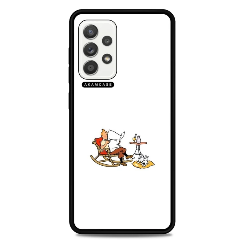 کاور آکام مدل AMC-WSGA52-TINTIN-8 مناسب برای گوشی موبایل سامسونگ Galaxy A52