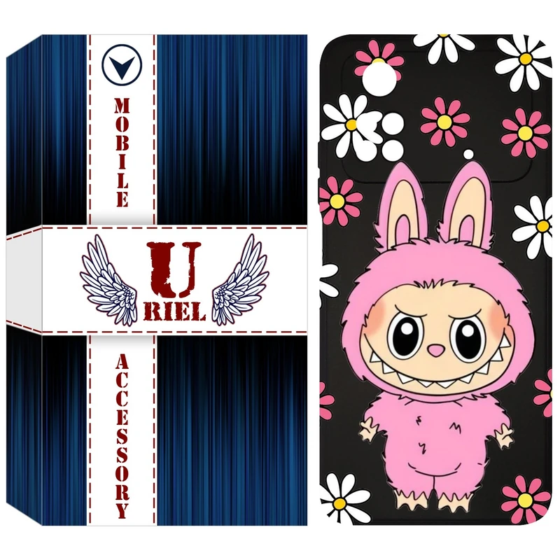 کاور یوریل مدل KSH کد 106 طرح عروسک لبوبو مناسب برای گوشی موبایل شیائومی Poco M4 Pro 4G