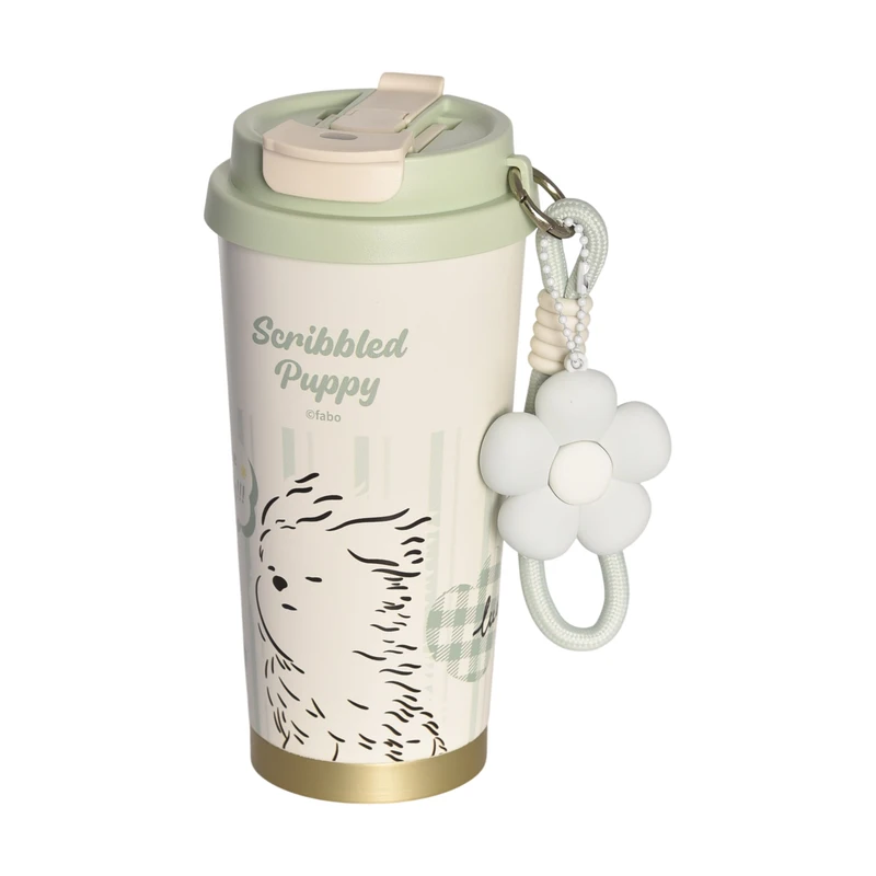 تراول ماگ مدل دوطرفه scribbled puppy گنجایش 0.52 لیتر