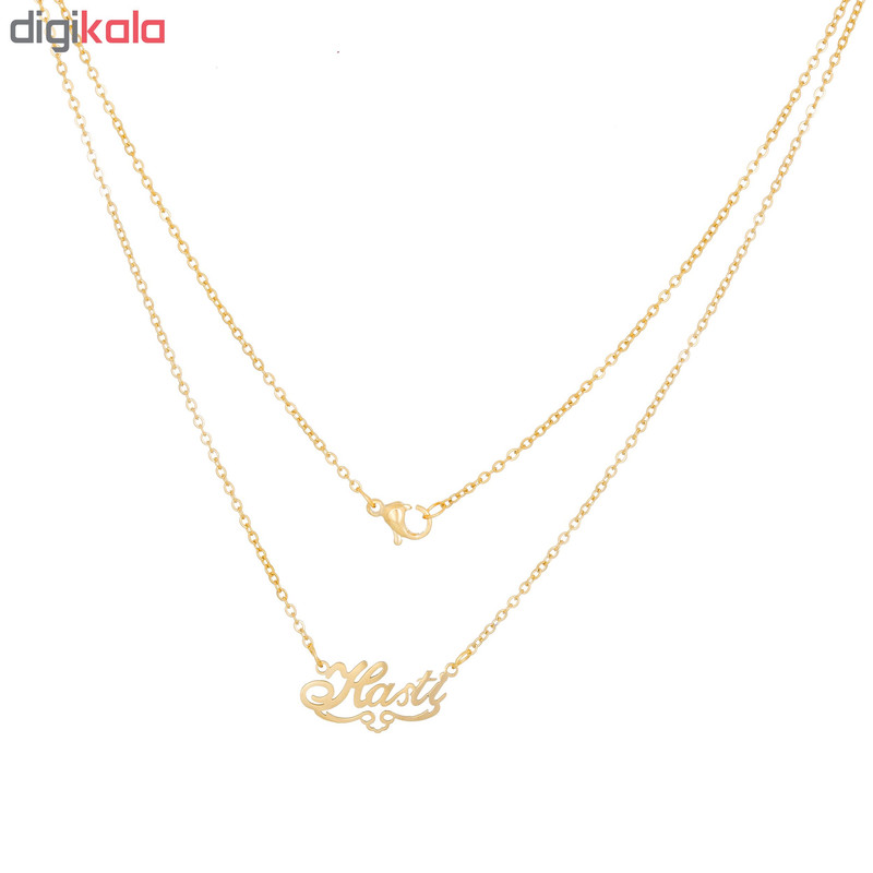 گردنبند طرح اسم هستی کد GA1008 گردنبند طرح اسم هستی کد GA1008