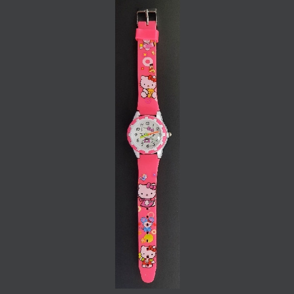 ساعت مچی عقربه ای دخترانه مدل Hello Kitty ساعت مچی عقربه ای دخترانه مدل Hello Kitty