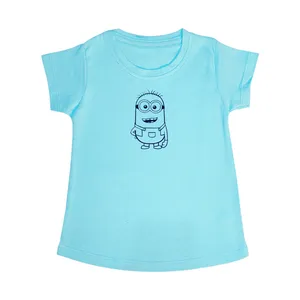 تی شرت آستین کوتاه دخترانه مدل مینیون کد Sr