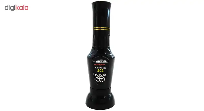قلم خشگیر بدنه خودرو اسمارت پن رنگ مشکی متالیک تویوتا لندکروز کد 202 حجم 15 میلی لیتر