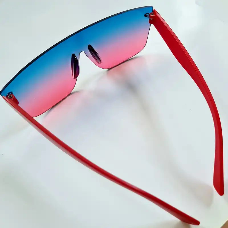 عینک آفتابی بچگانه مدل رنگین‌ کمانی بدون فریم کد g101