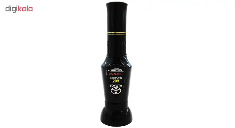 قلم خشگیر بدنه خودرو اسمارت پن رنگ مشکی متالیک تویوتا کمری کد 209 حجم 15 میلی لیتر