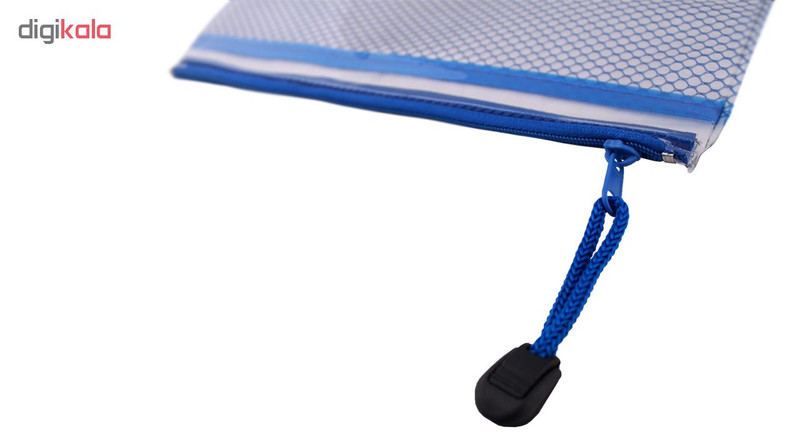 پوشه زیپ دار سایز A6 بسته 6 عددی