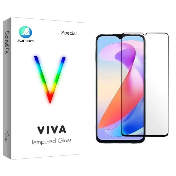 محافظ صفحه نمایش شیشه ای جانبو مدل Viva مناسب برای گوشی موبایل آنر X6a