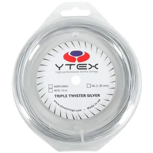 زه راکت تنیس وای تکس مدل Triple Twister Silver 16
