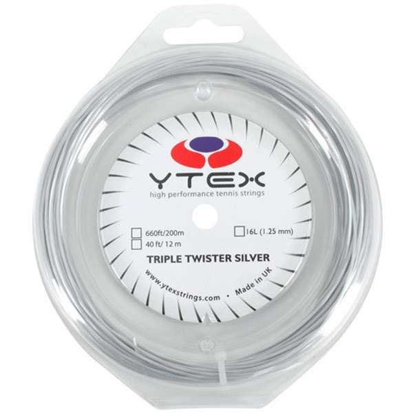 زه راکت تنیس وای تکس مدل Triple Twister Silver 16