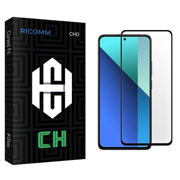 محافظ صفحه نمایش شیشه ای ریکام مدل CH FullGlue مناسب برای گوشی موبایل شیائومی Redmi Note 13 Pro 5G