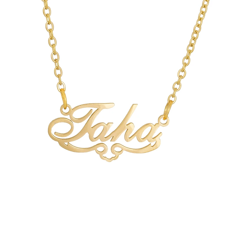 گردنبند طرح اسم طاها کد GA1010