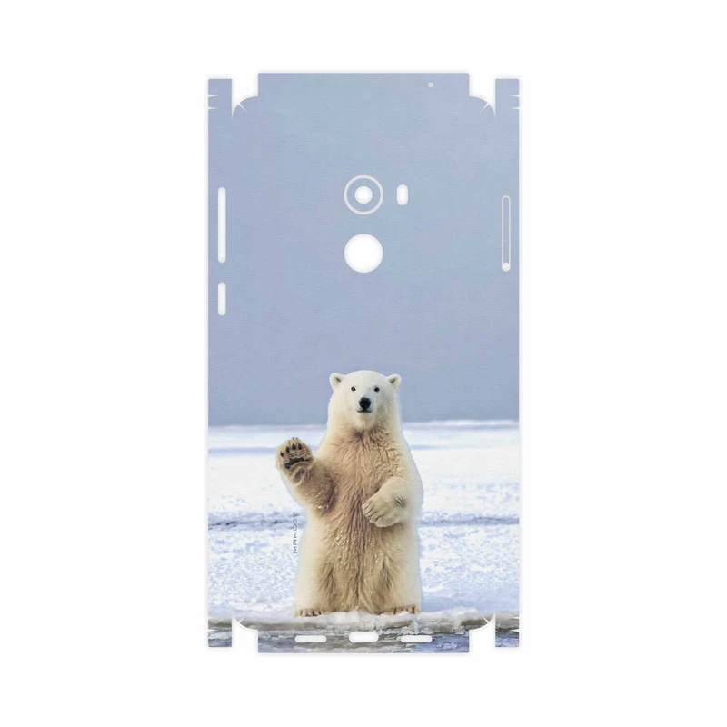 برچسب پوششی ماهوت مدل Polar-bear-FullSkin مناسب برای گوشی موبایل شیائومی Mi Mix 2