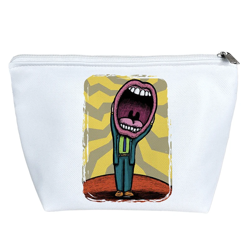 کیف لوازم آرایش دخترانه خندالو مدل فریاد زدن کد 5594