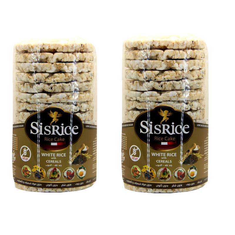 رایس کیک چندغله سیس رایس - 120 گرم بسته 2 عددی