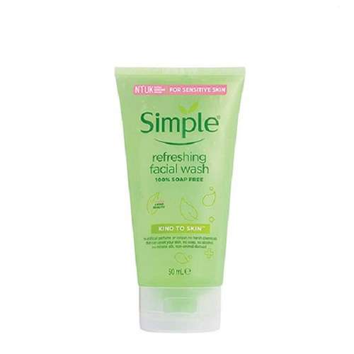 ژل شستشوی صورت سیمپل مدل refreshing حجم 50 میلی لیتر