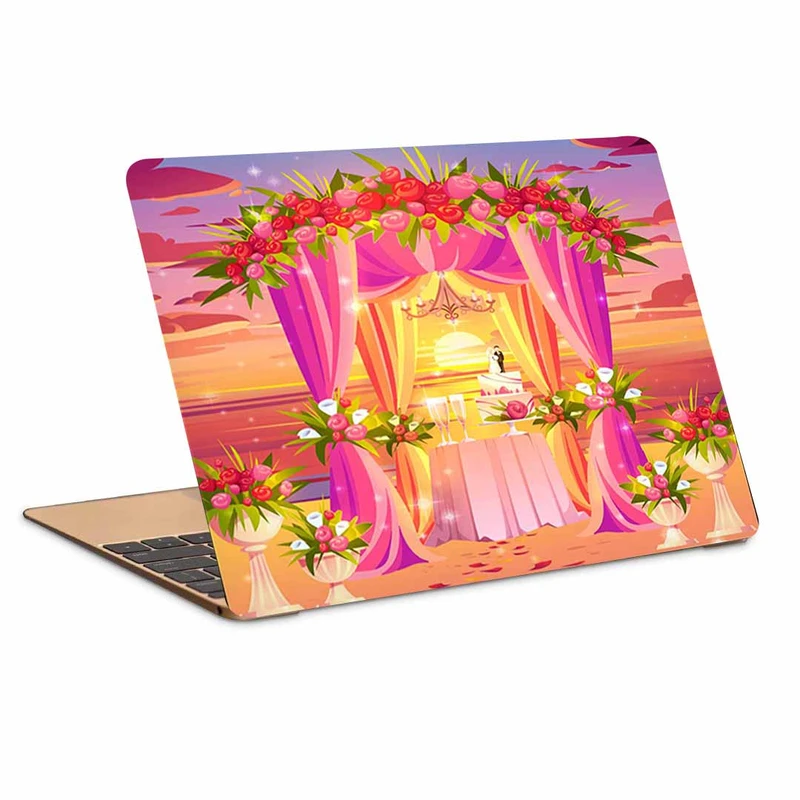 استیکر لپ تاپ طرح نقاشی فانتزی  کد P-1573 مناسب برای لپ تاپ 15 تا 17 اینچ