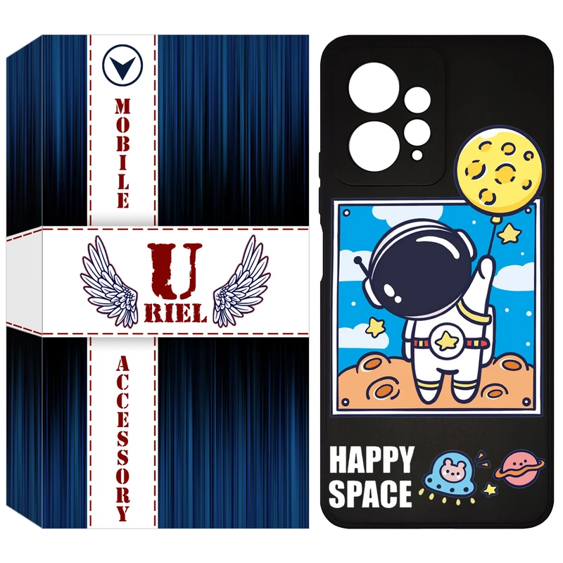 کاور یوریل مدل KSH کد 7 طرح فضانورد مناسب برای گوشی موبایل شیائومی Redmi Note 12 4G