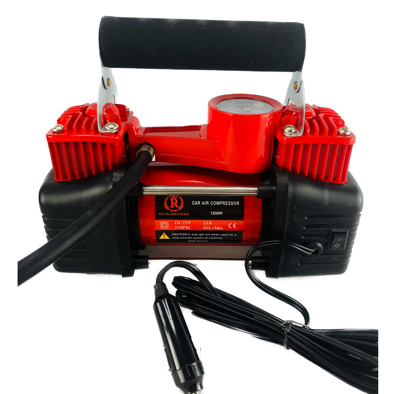 کمپرسور باد فندکی رویال مکس مدل RM-12V مجموعه 15 عددی