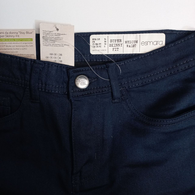 شلوار جین زنانه اسمارا مدل 8997 کشی