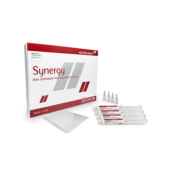 کيت بليچينگ هوم اتوميکس مستر دنت مدل Synergy Bleaching Kit مقدار 6.6 گرم بسته 4 عددی