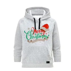 هودی زنانه مدل کریسمس کد M100 رنگ طوسی