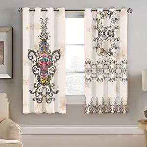 پرده نیروانا طرح مدرن  مدل هازان کد 8019  سایز 140×200 سانتی متر