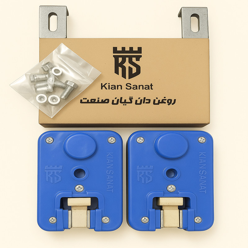 روغن دان ریل آسانسور  کیان صنعت مدل  لاکچری 01 مجموعه 2 عددی