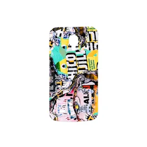 MAHOOT Collage of Teared Paper Cover Sticker for Samsung Galaxy S4 mini