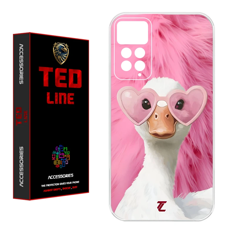 کاور تدلاین طرح اردک کد 1166 مناسب برای گوشی موبایل شیائومی Redmi Note 11 Pro 4G / Note 12 Pro 4G