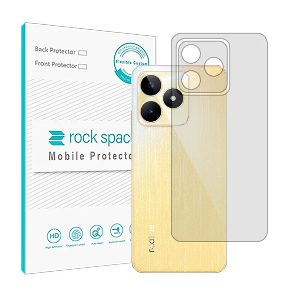 محافظ پشت گوشی شفاف راک اسپیس مدل HyGEL مناسب برای گوشی موبایل ریلمی C53