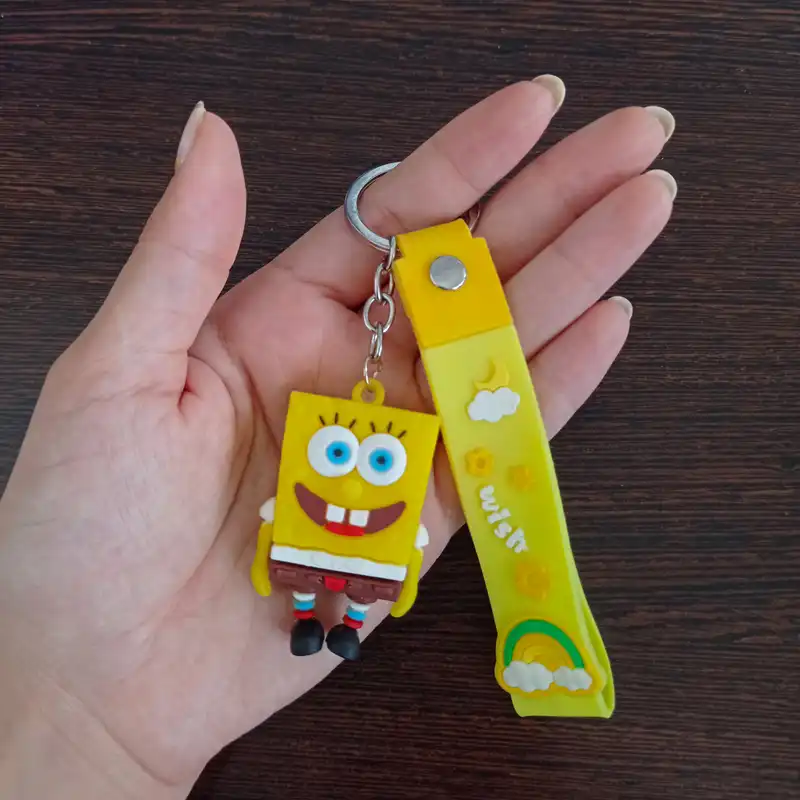 جاکلیدی سیلیکونی مدل باب اسفنجی