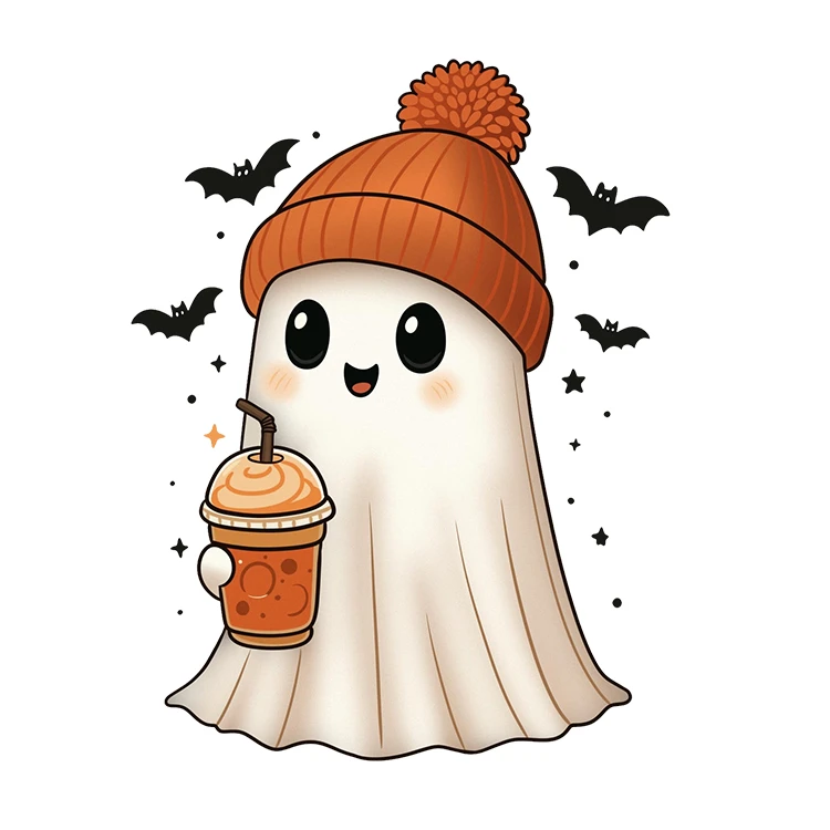 استیکر پارچه و لباس پاد آفرین مدل کارتونی کیوت فانتزی پاییز کد S3321