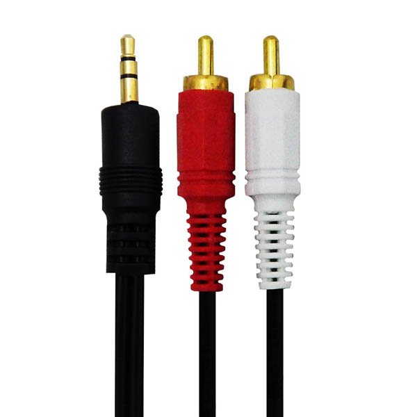 کابل تبدیل جک 3.5 میلی متری به RCA وی نت مدل V-S2 طول 1.5 متر