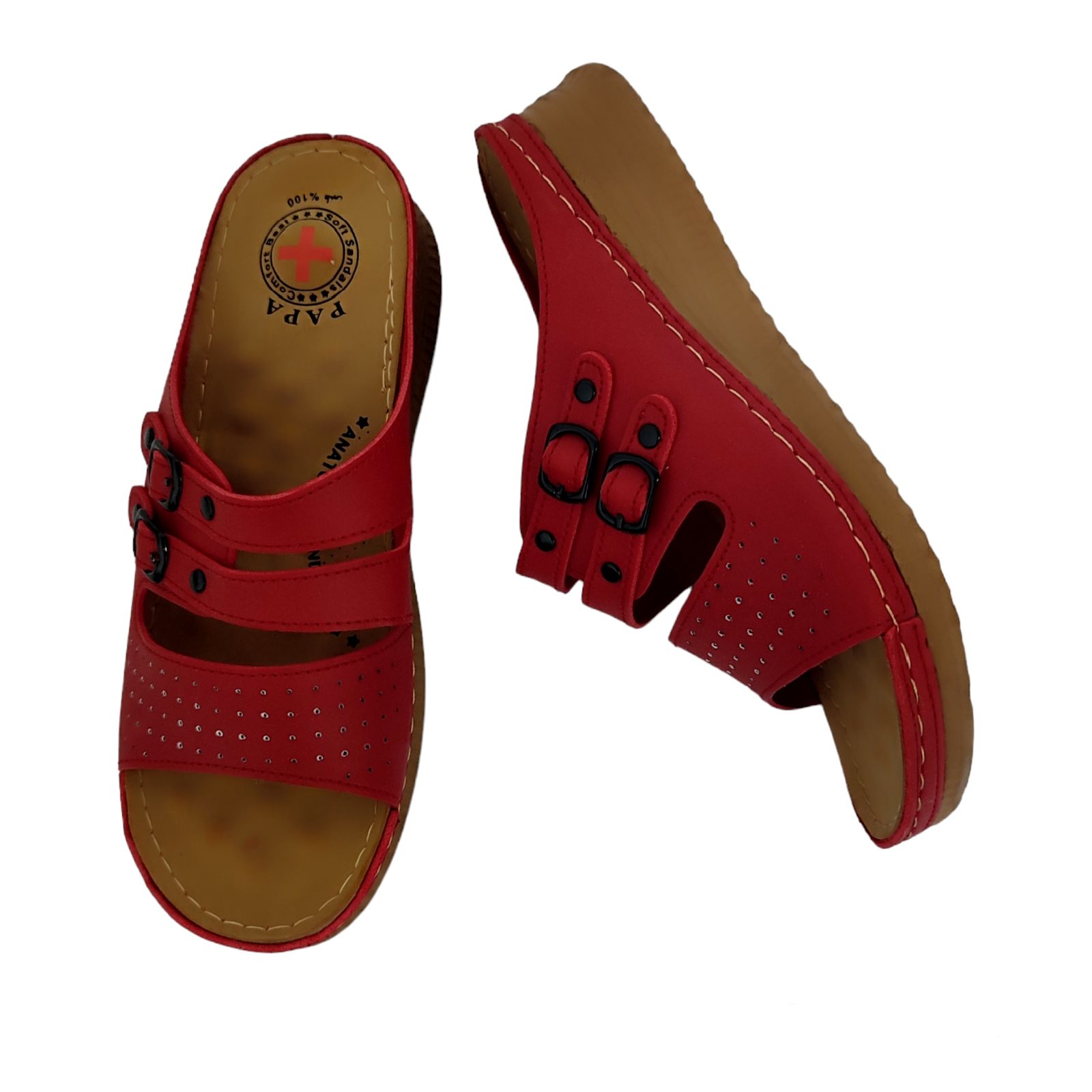 دمپایی زنانه پاپا مدل طبی کد 9010 -  - 2