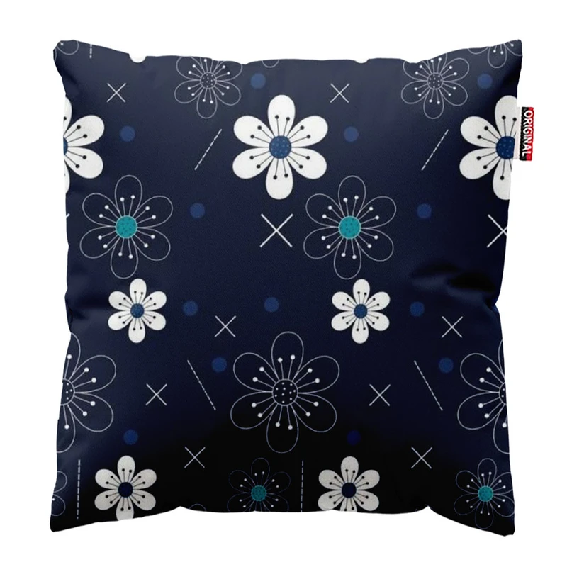   کوسن پاد آفرین طرح گل کد 1911 سایز 30*30 سانتی متر