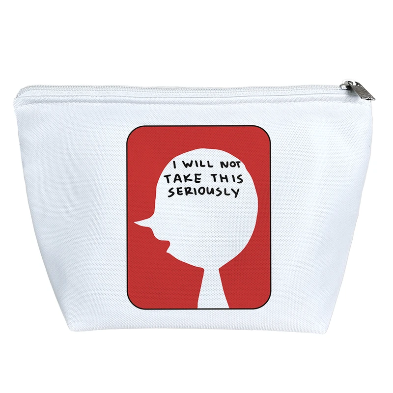 کیف لوازم آرایش دخترانه خندالو مدل من جدی نیستم کد 10305