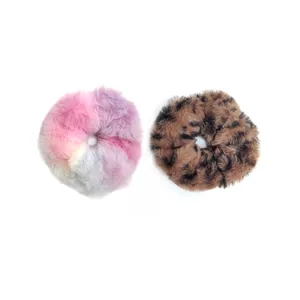 کش مو زنانه مدل آبرنگی و پلنگی بسته 2 عددی