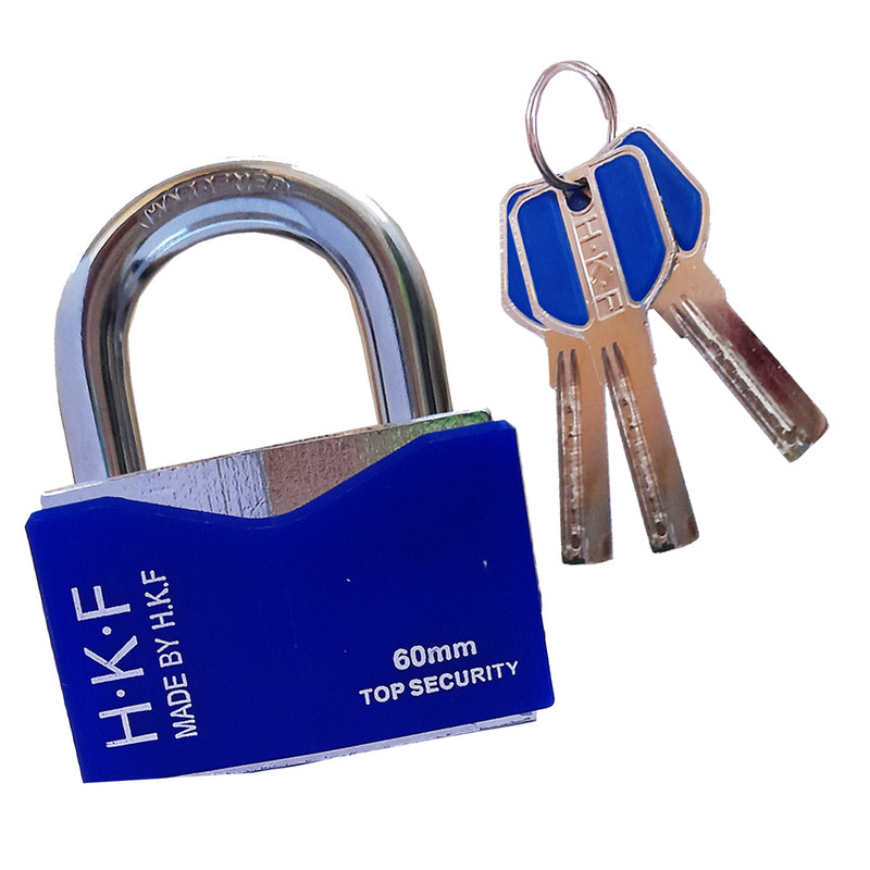 قفل آویز اچ کی اف مدل RO - 66 سایز 60 میلیمتر