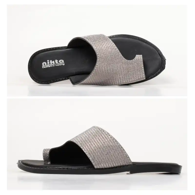 دمپایی لاانگشتی زنانه نیکتا مدل SLV.2581