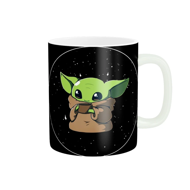 ماگ پادآفرین مدل کارتونی طرح بیبی یودا گروگو کد p9014