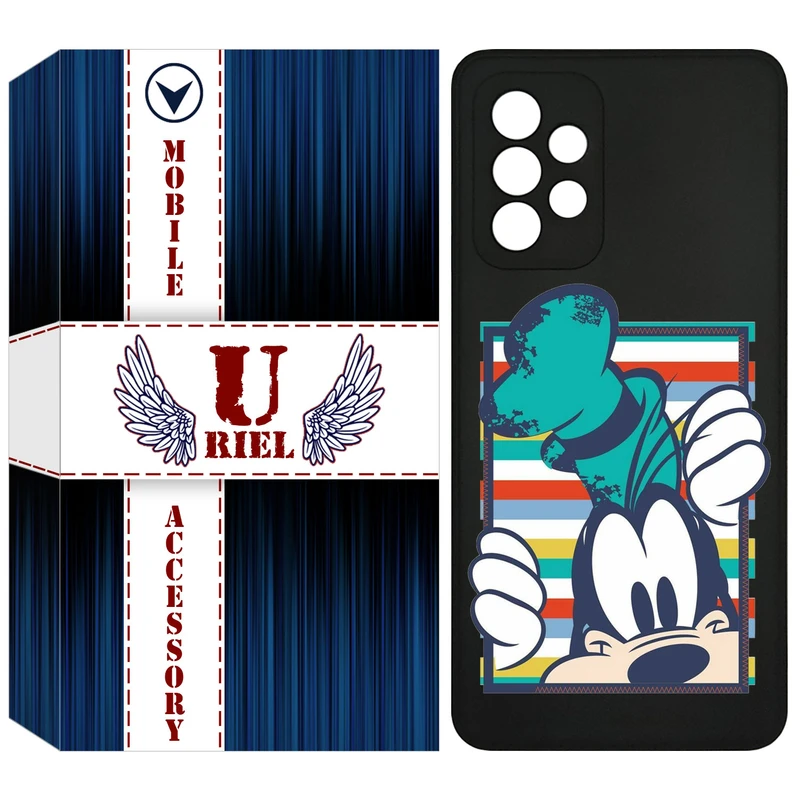 کاور یوریل مدل KSH کد 2 طرح سگ مناسب برای گوشی موبایل سامسونگ Galaxy A72