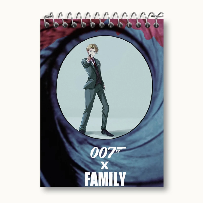 دفتر یادداشت 50 برگ خندالو مدل لوید انیمه اسپای ایکس فمیلی Spy X Family کد 22185