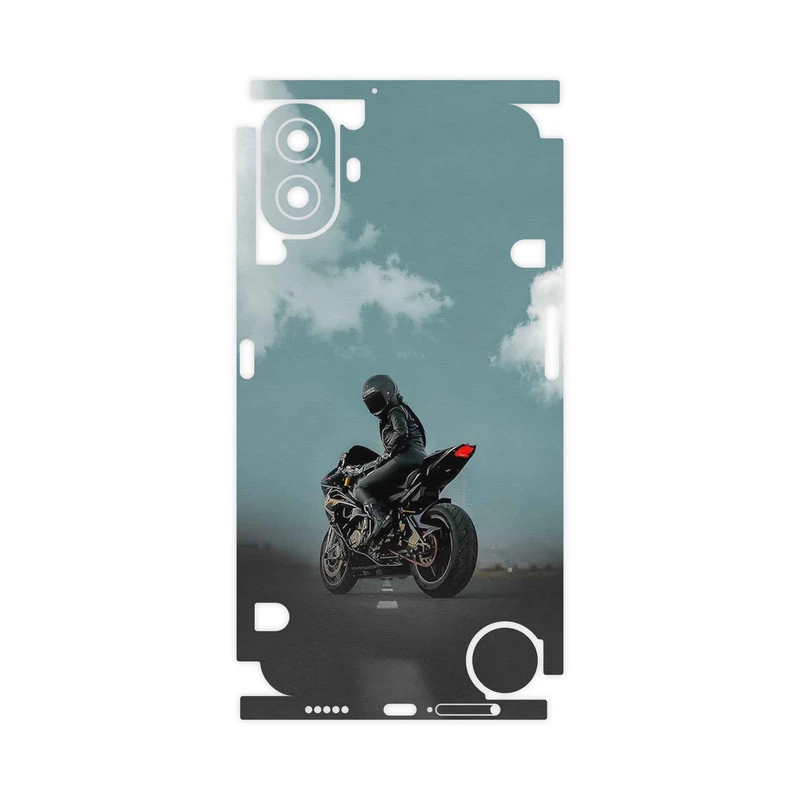 برچسب پوششی ماهوت مدل Motorcycling-FullSkin مناسب برای گوشی موبایل ناتینگ CMF Phone 1