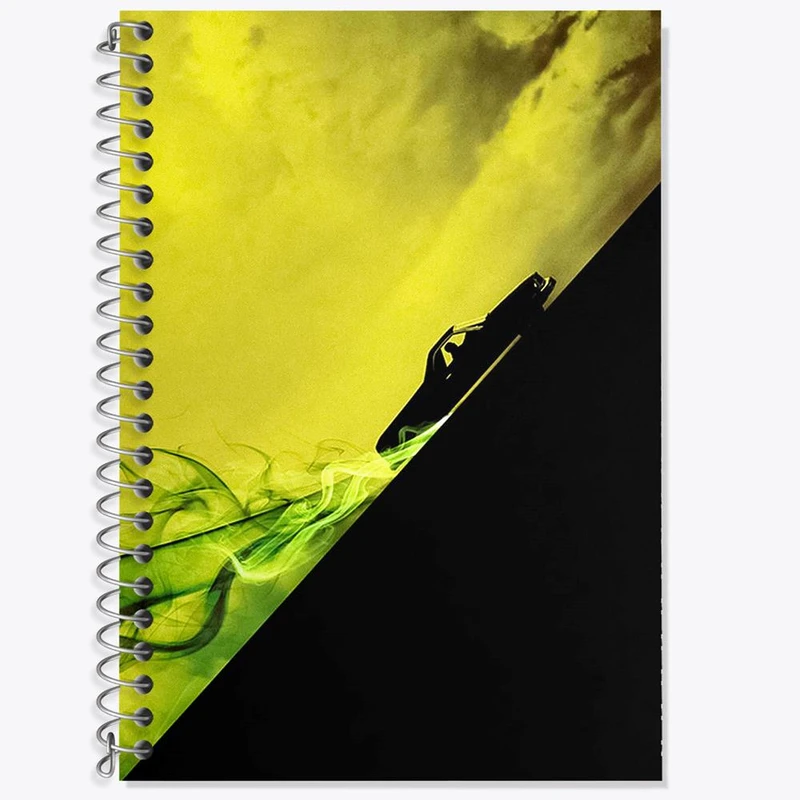 دفتر زبان 50 برگ خندالو مدل سه خط طرح سریال بریکینگ بد Breaking Bad کد 13298